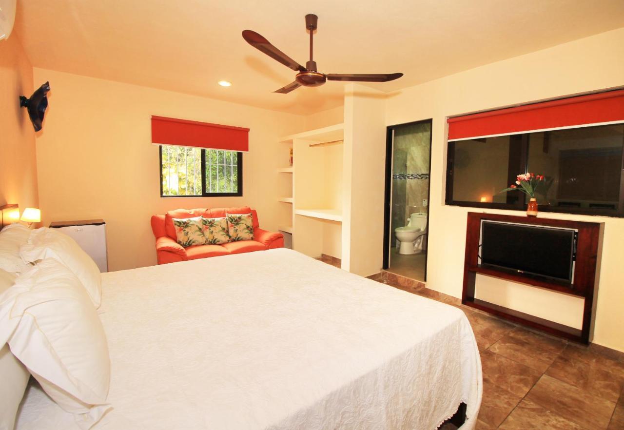 Papagayo Hotel Boutique Playa del Carmen Zewnętrze zdjęcie A bedroom at the hotel